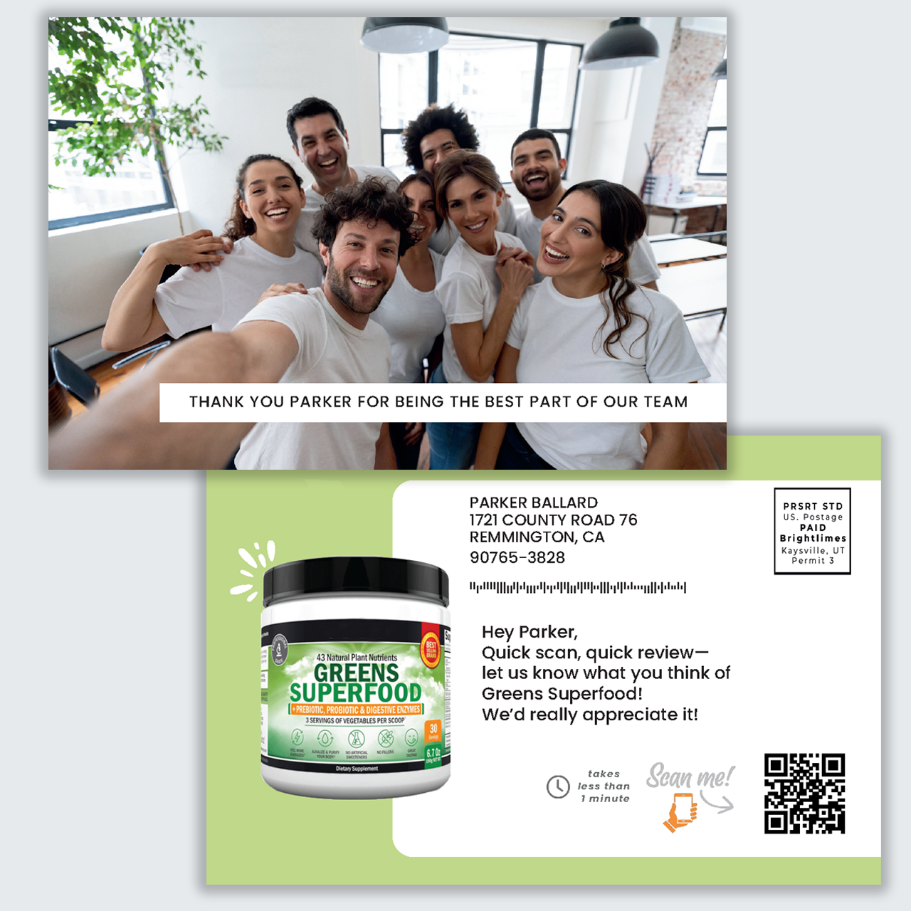 PERSONALIZED POSTCARDS